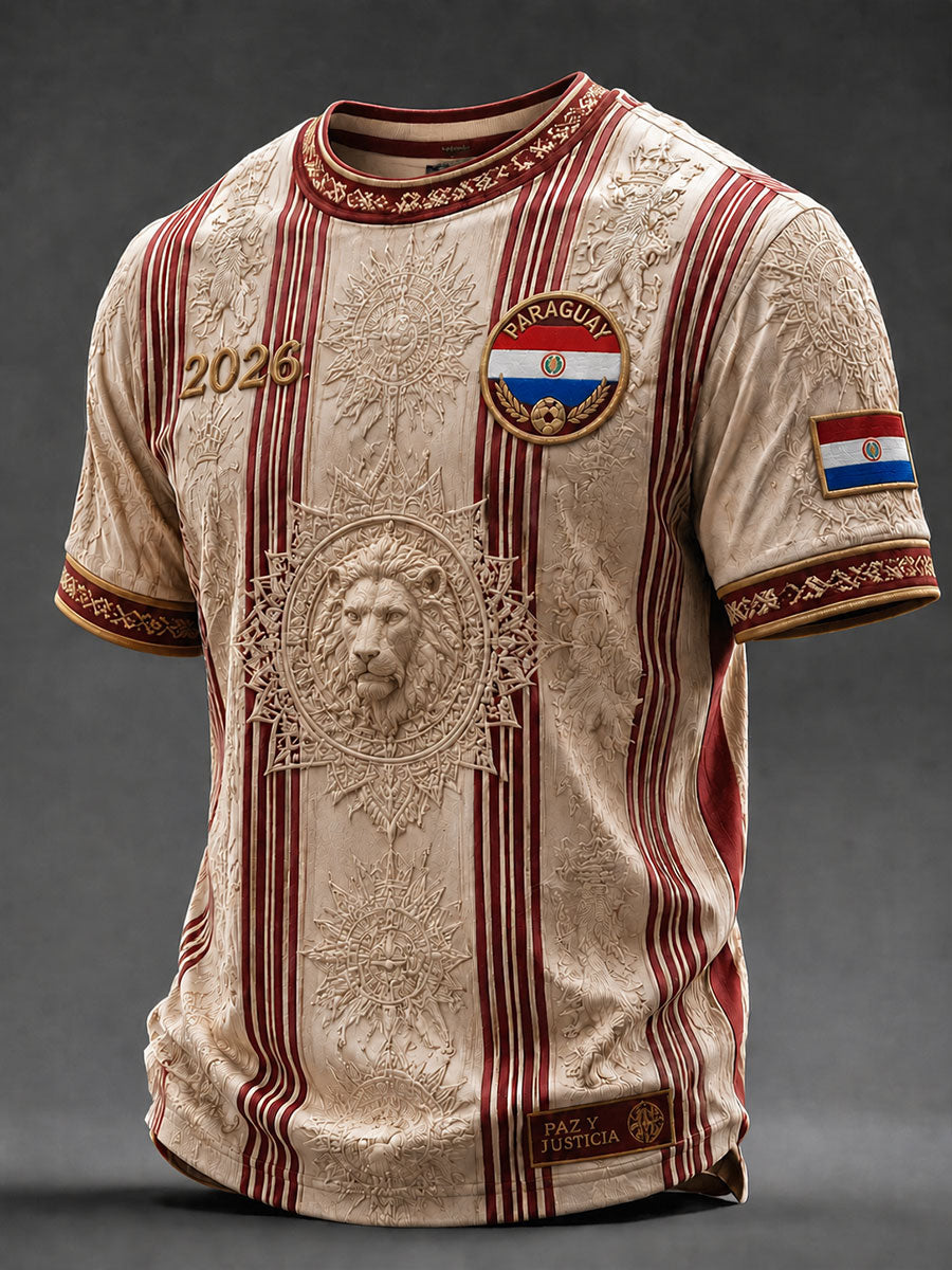 Men's 2026 Paraguay Soccer T-Shirts