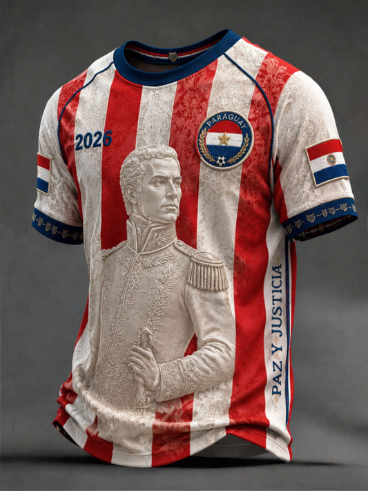 Men's 2026 Paraguay Soccer T-Shirts