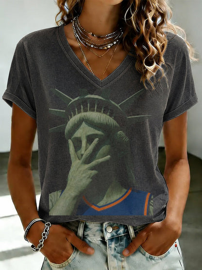 Women's short-sleeved T-shirt