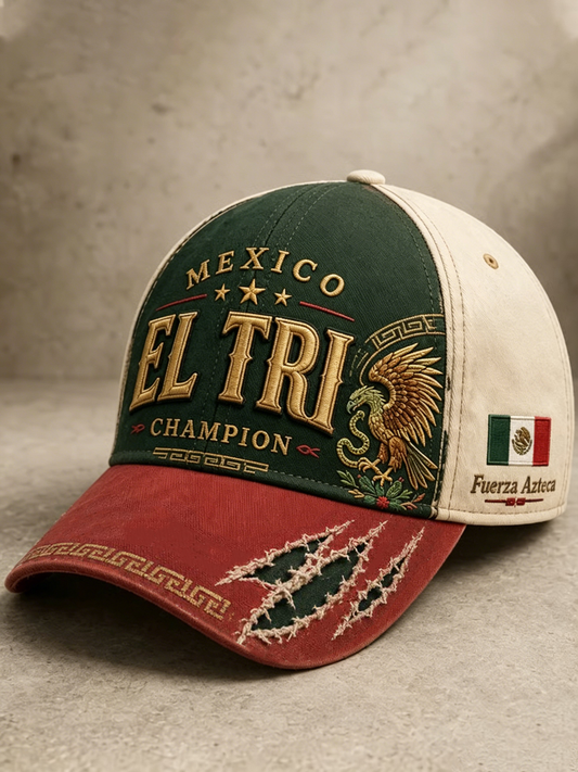 Unisex Mexico Football Printed Hat