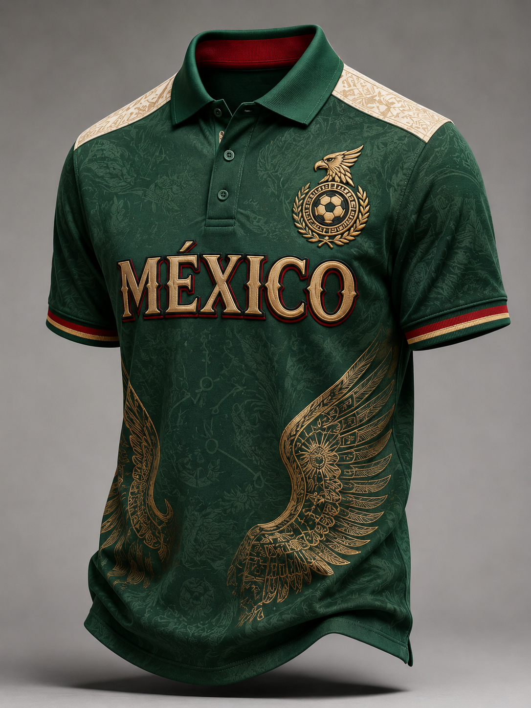 Men's Mexican Football Short Sleeve Shirt