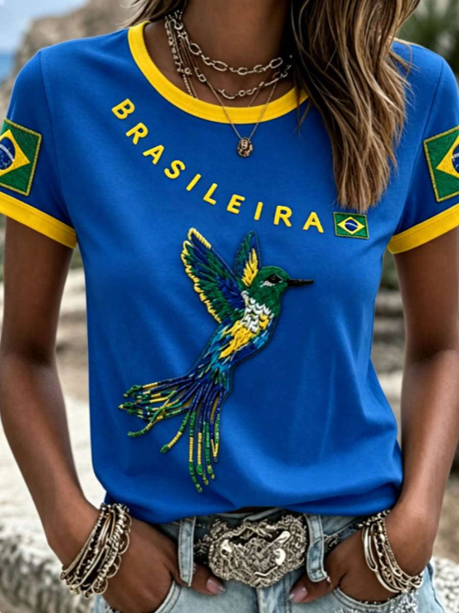 Women's short-sleeved T-shirt