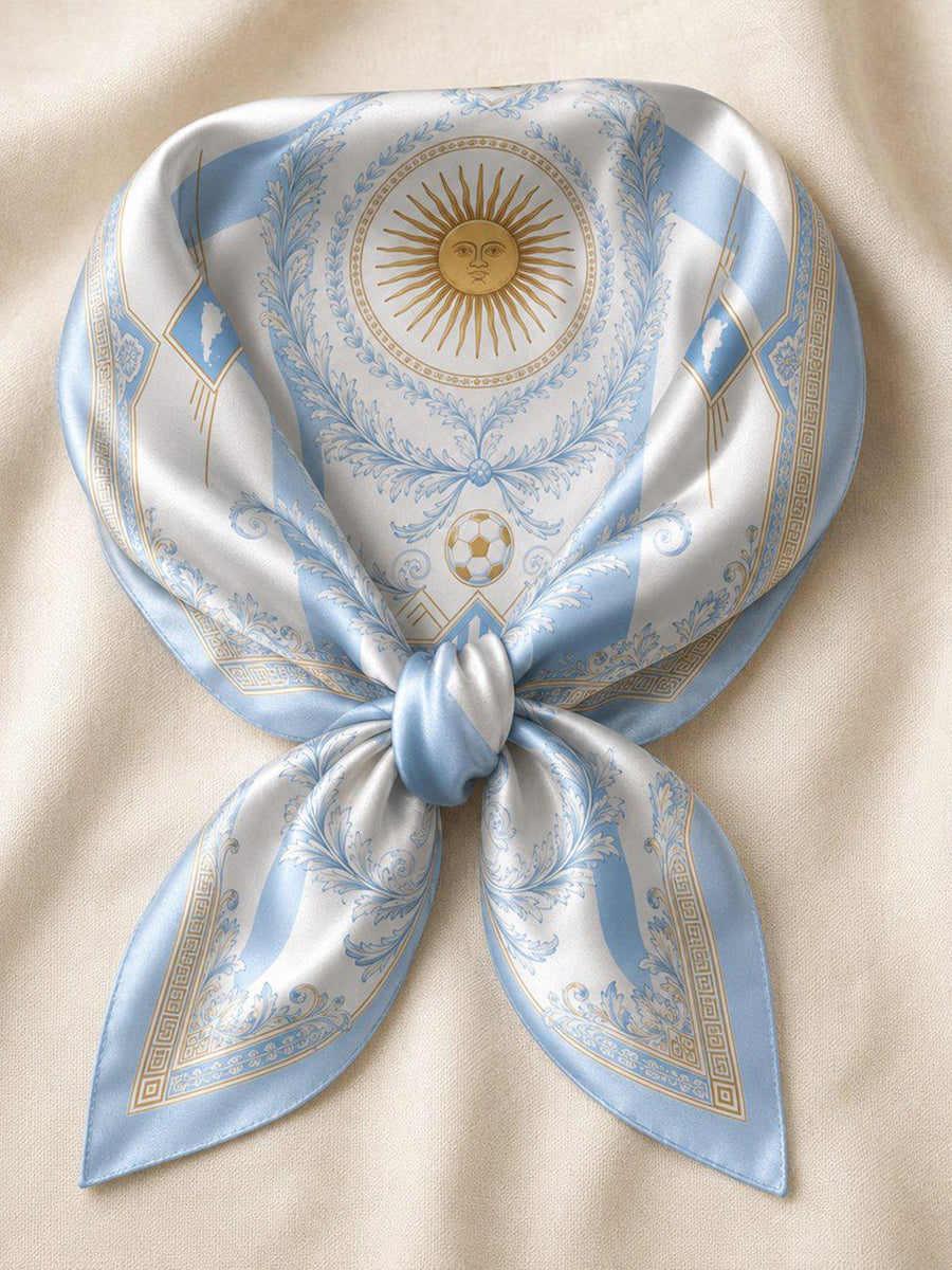 Unisex Argentina Football Lover Art Printed Bandana