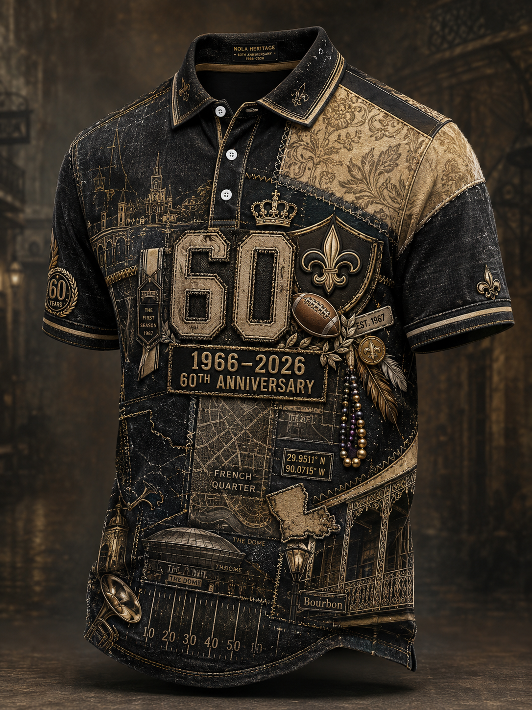 Men's New Orleans Saints Short Sleeve Shirt