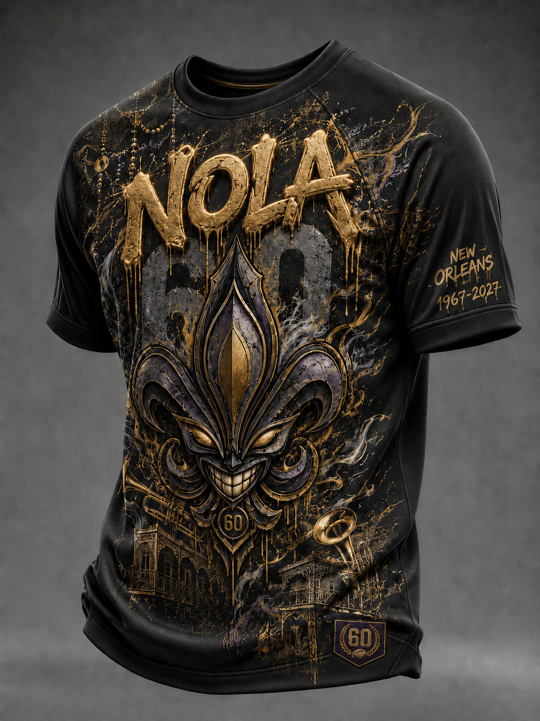 Men's The New Orleans Saints Of The United States Short Sleeves T-Shirt