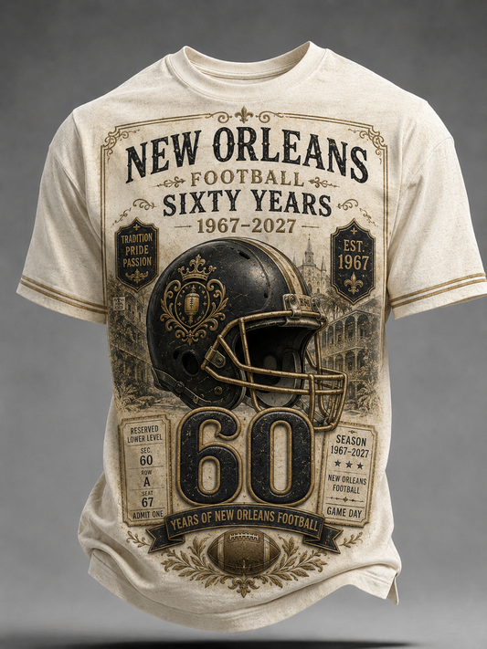 Men's The New Orleans Saints Of The United States Short Sleeves T-Shirt