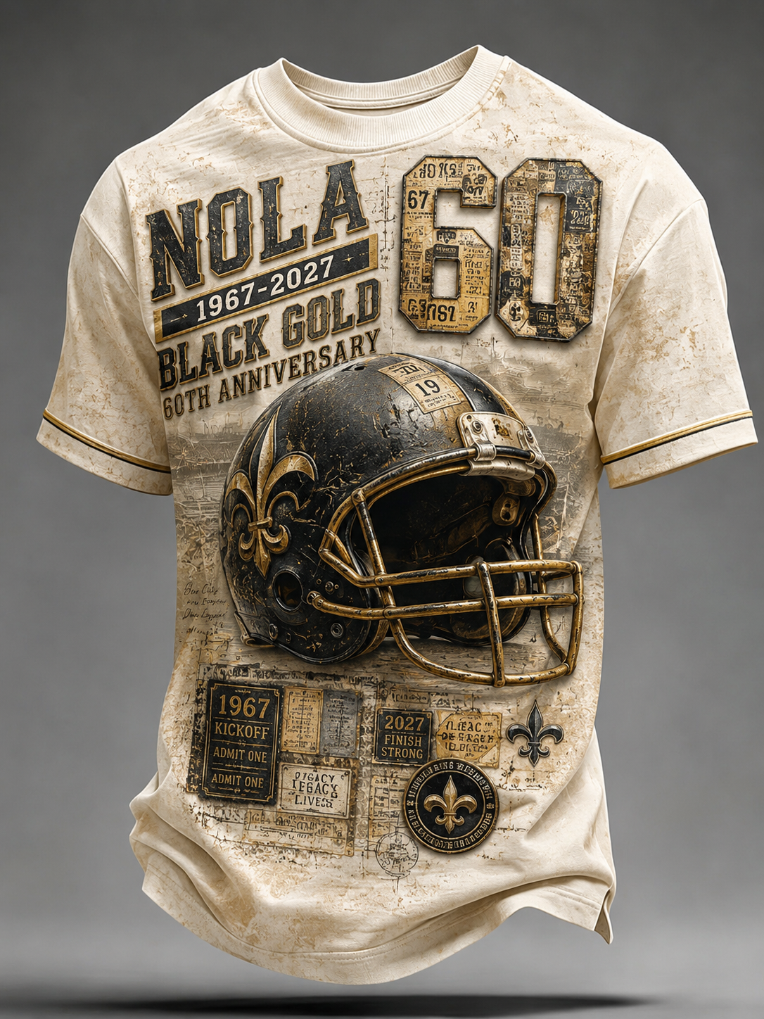 Men's New Orleans Saints Short Sleeves T-Shirt