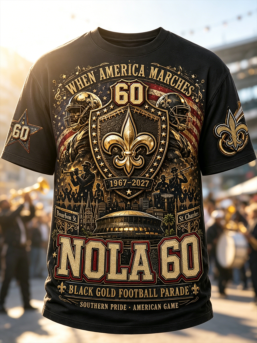 Men's New Orleans Saints Short Sleeves T-Shirt