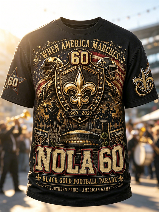 Men's New Orleans Saints Short Sleeves T-Shirt