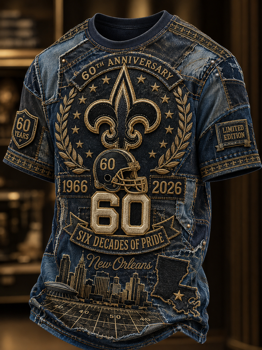 Men's New Orleans Saints Short Sleeves T-Shirt