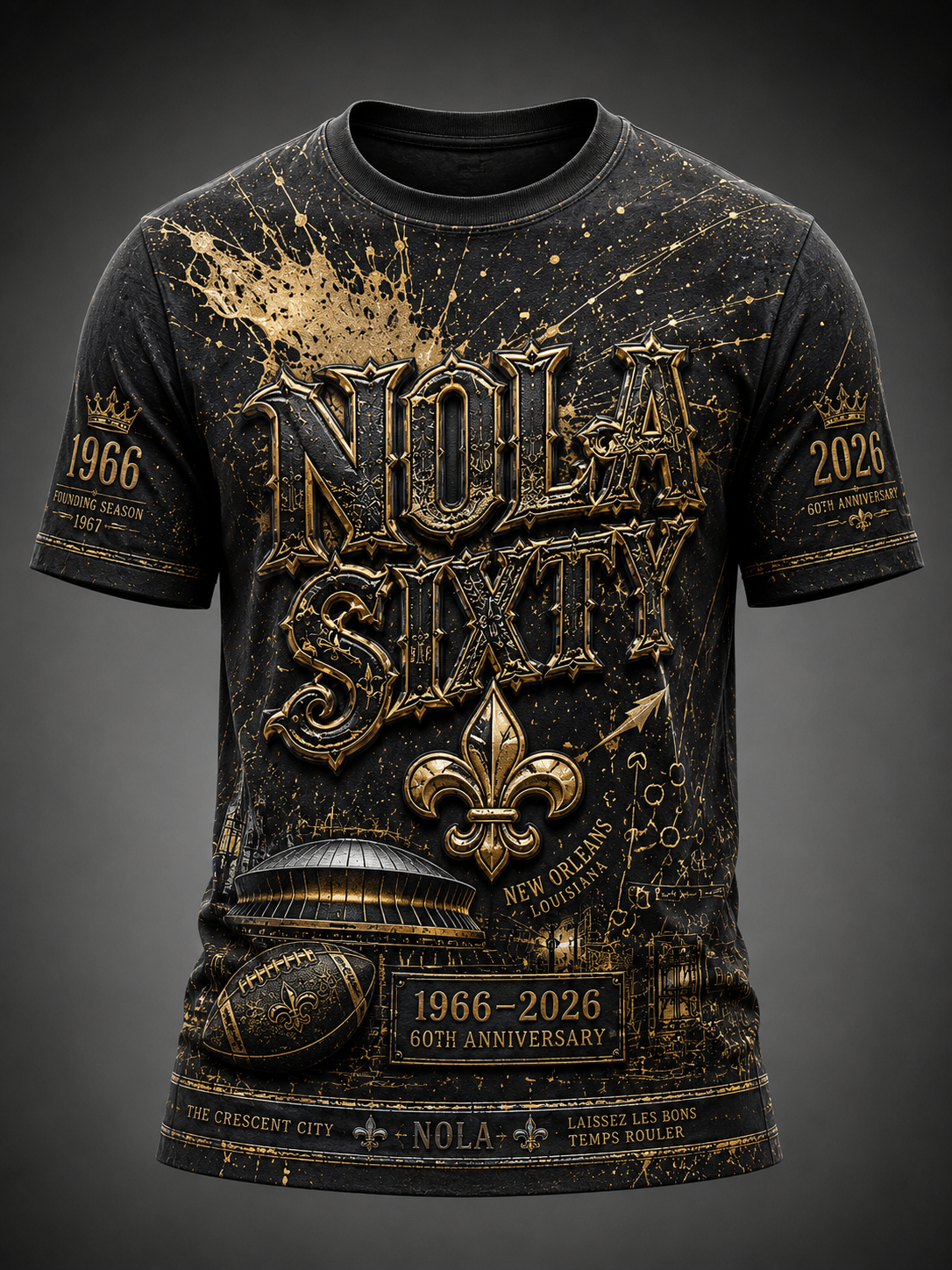 Men's New Orleans Saints Short Sleeves T-Shirt