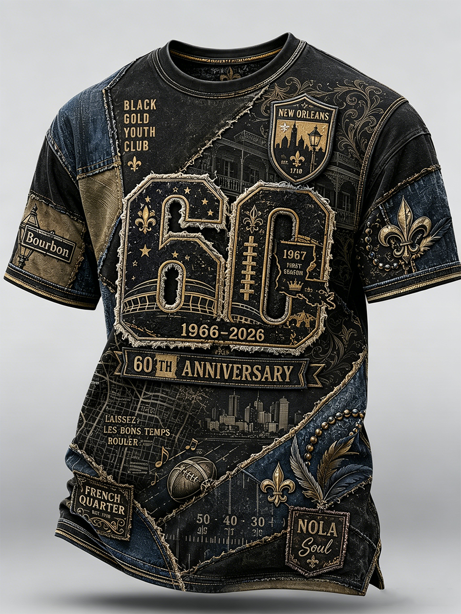 Men's New Orleans Saints Short Sleeves T-Shirt