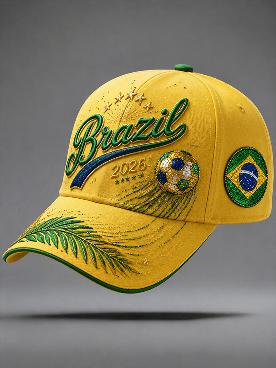 2026 Brazil Football Style Unisex  Hat