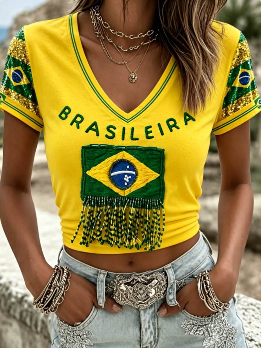 Women's short-sleeved T-shirt
