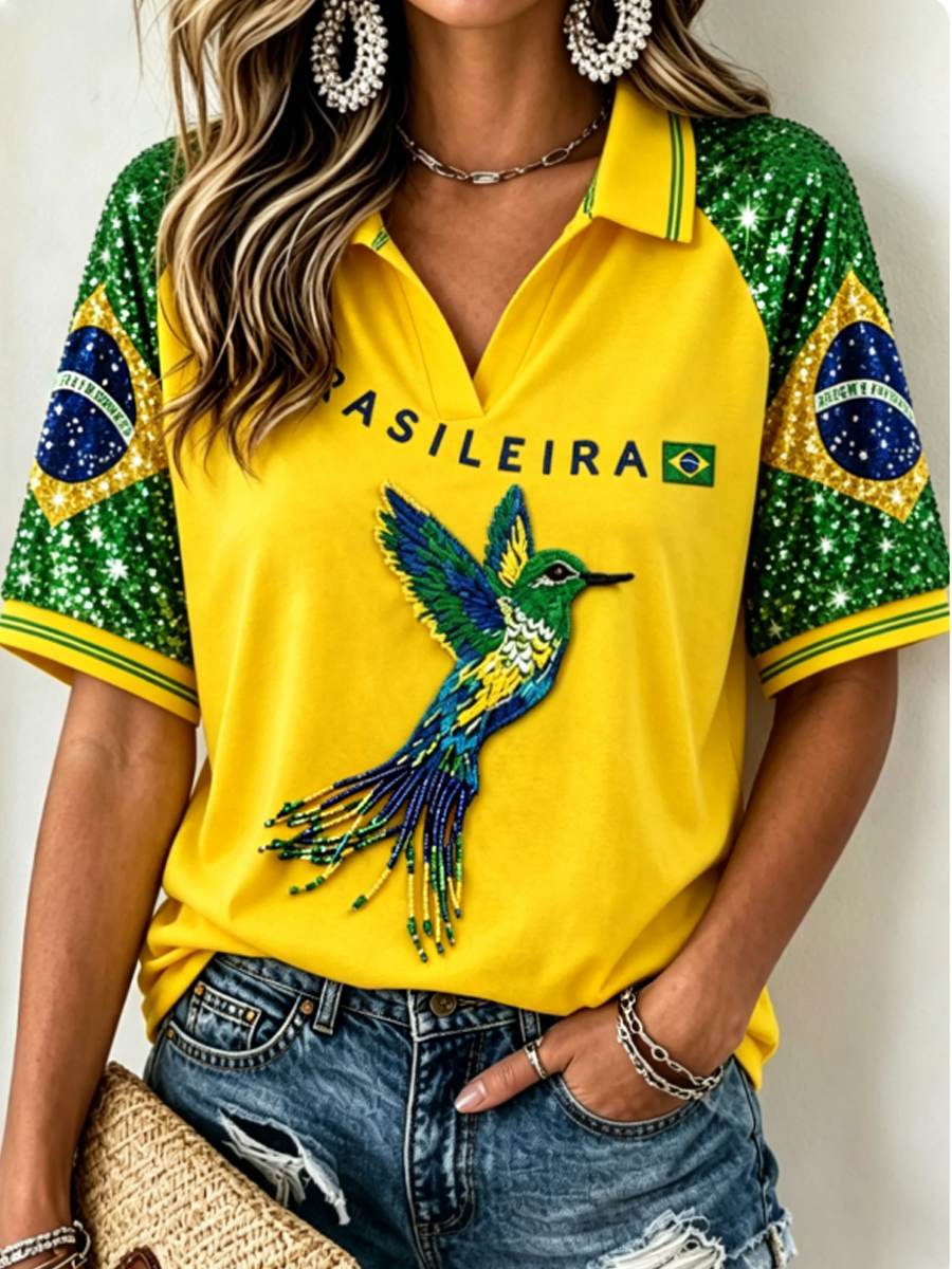 Women's polo T-shirt