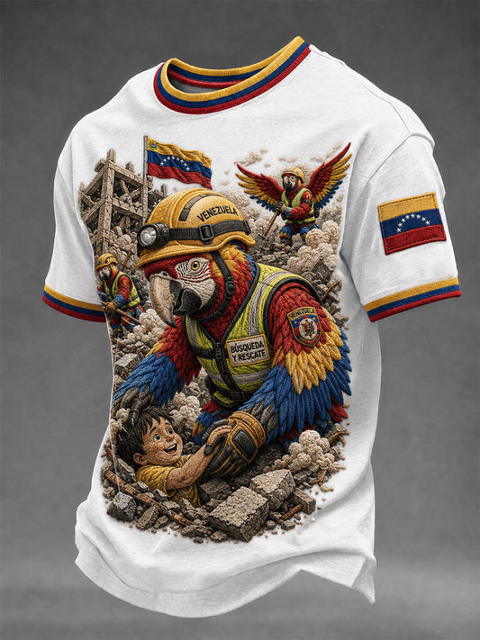 Men's Venezuela Strong Short Seeves T-shirt