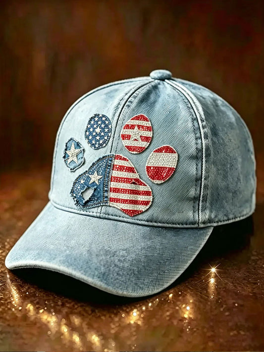 Paw Print Printed Unisex Cap