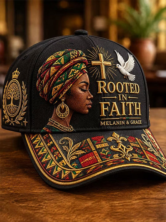 Unisex Rooted In Faith Hat