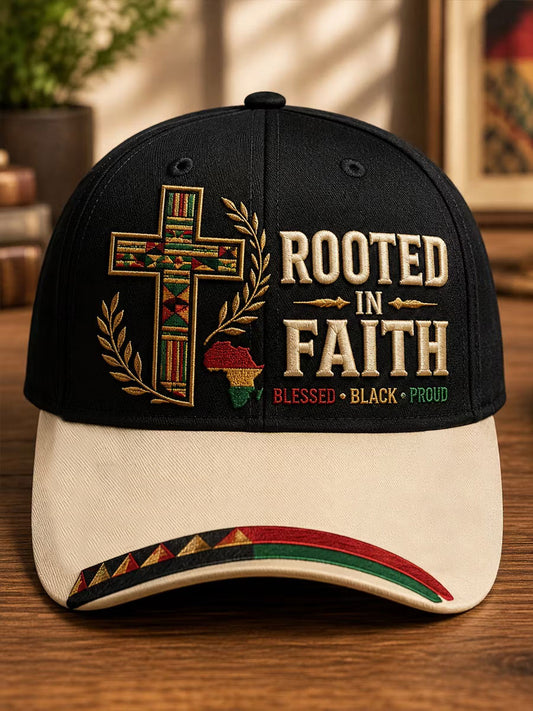 Unisex Rooted In Faith Hat