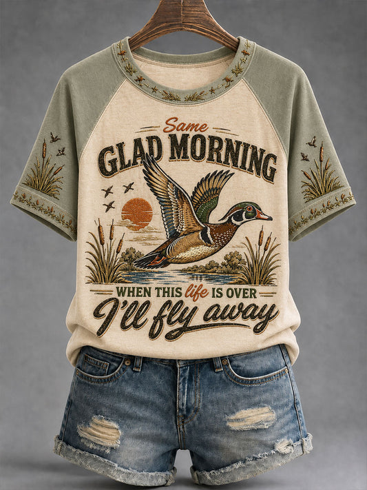 Women's Some Glad Morning When This Life Is Over I'll Fly Away T-shirt