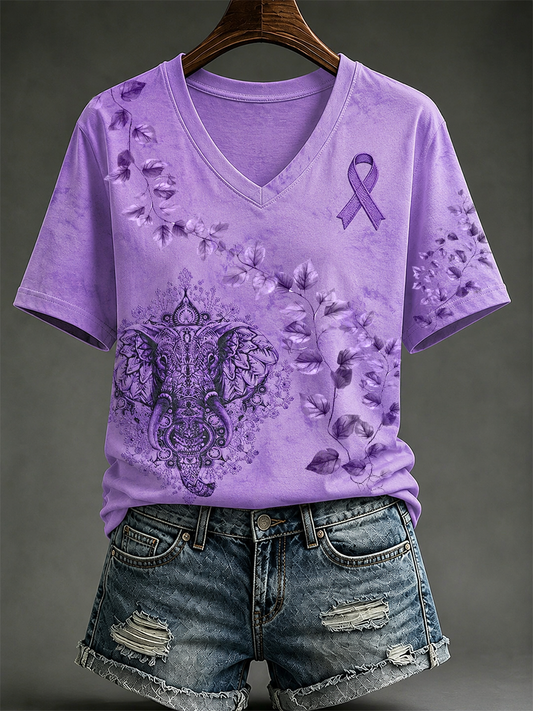 Women's Alzheimer's Disease Short-sleeved T-shirt
