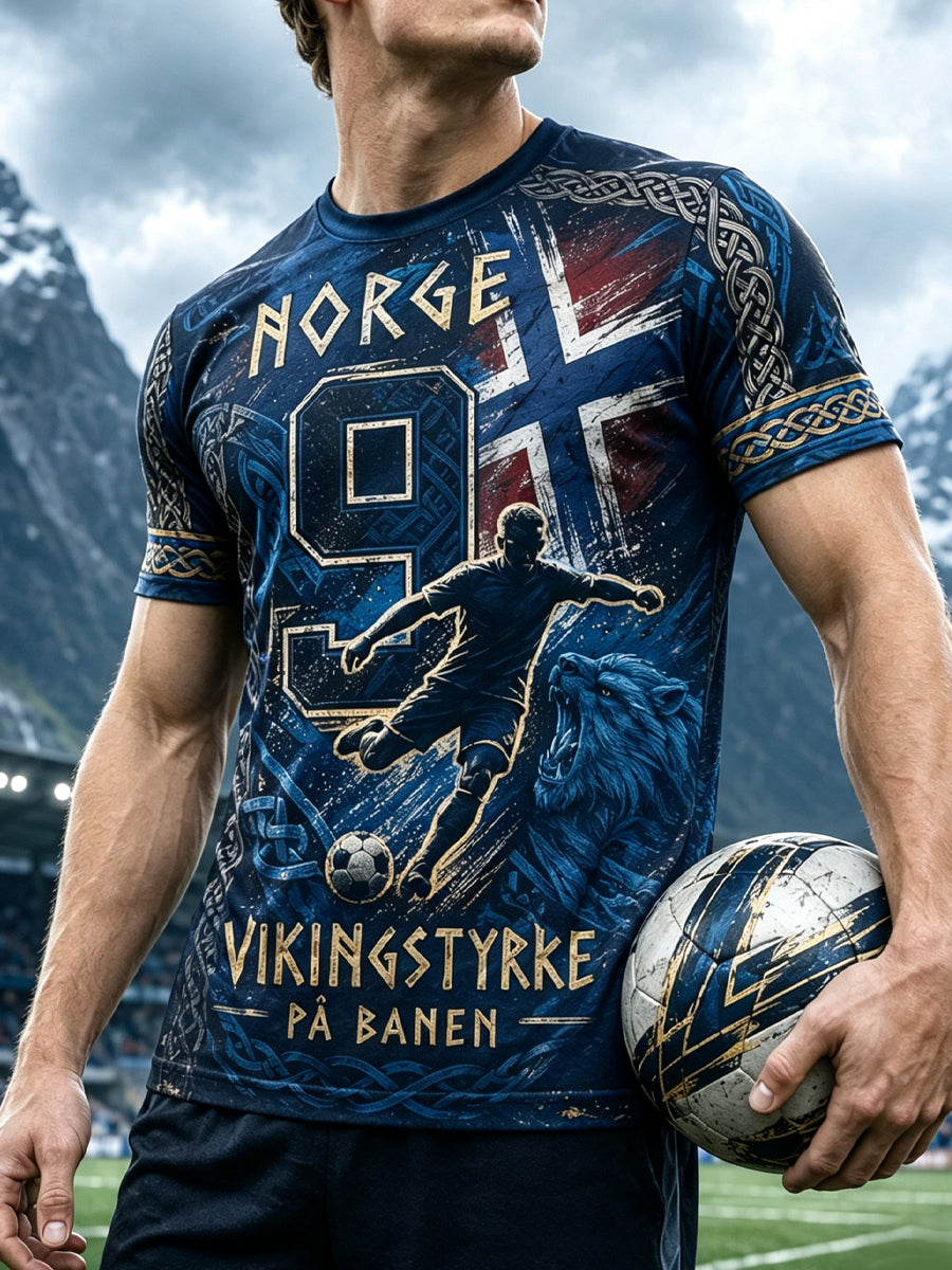 Men's Norway Day Commemorative Art Print T-Shirt