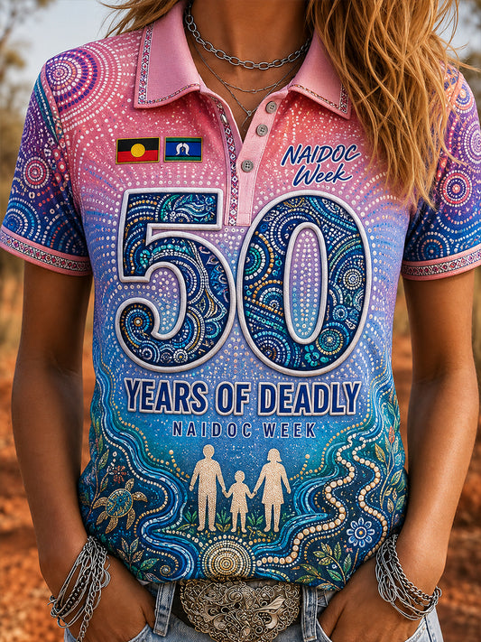 Women's Australia Naidoc Week Polo T-Shirt