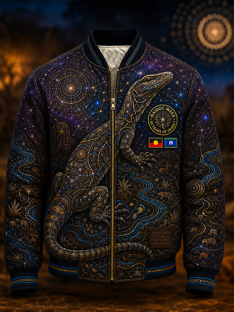 Men's Australia Naidoc Week Printed Monkey Jacket