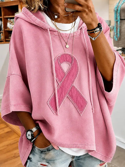 Women's Breast Cancer Awareness Print Top