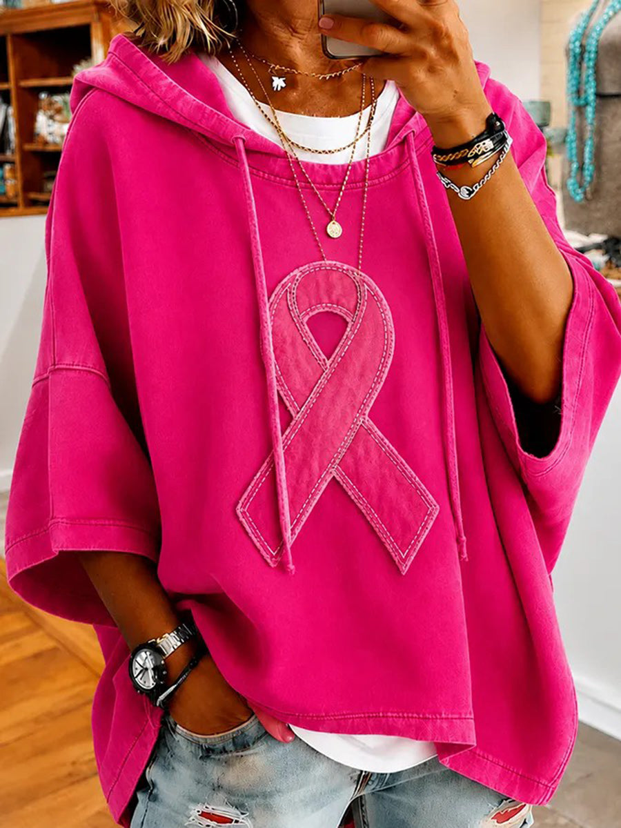 Women's Breast Cancer Awareness Print Top