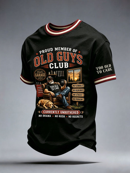 Men's Proud Member Of Old Guys Club T-shirt