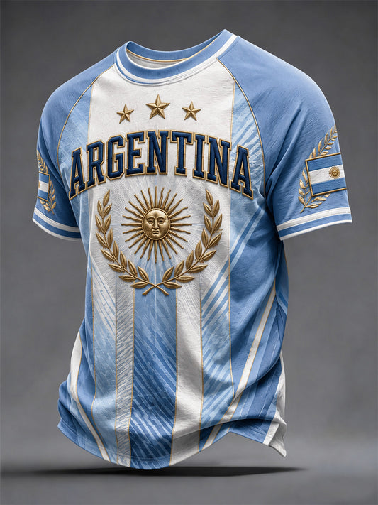 Men's Argentina Print Casual Tee