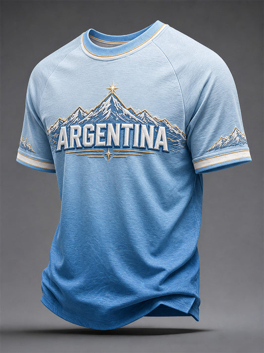 Men's Argentina Print Casual Tee
