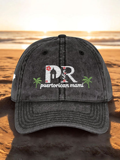 Unisex Puerto Rico Pride Art Printed Hat