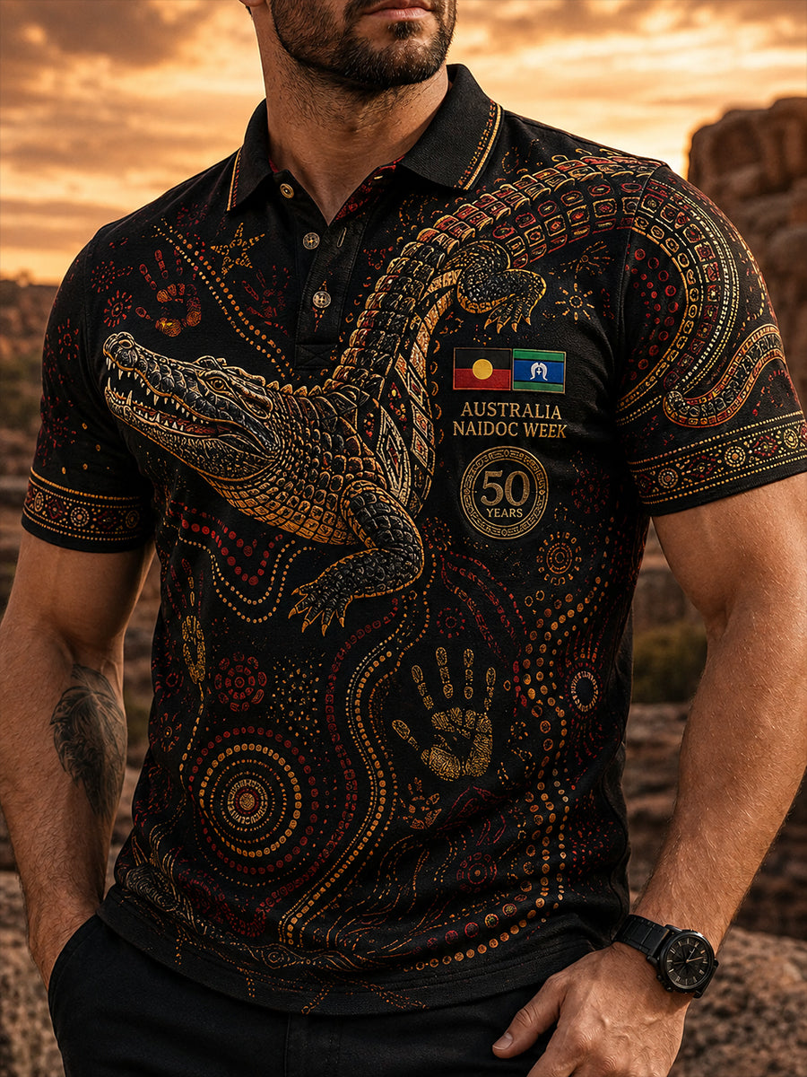 Men's Australian Naidoc Week Short Sleeves T-Shirt