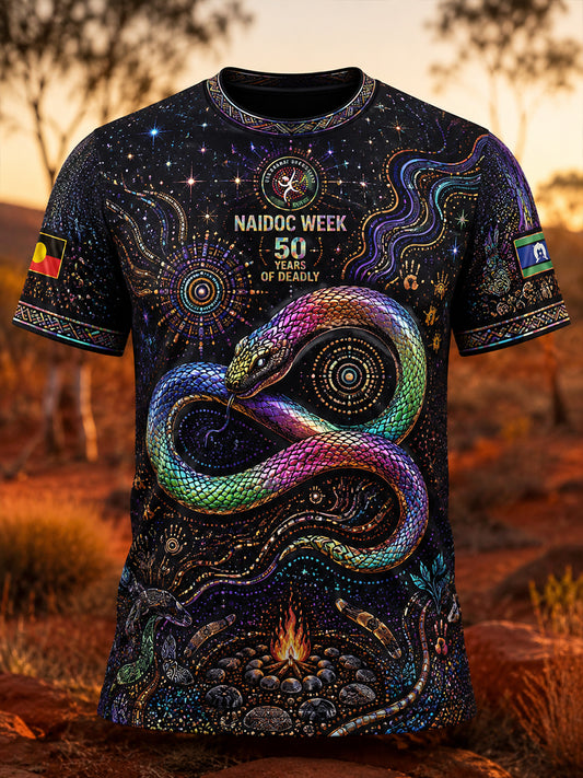 Men's Australian Naidoc Week Short Sleeves T-Shirt