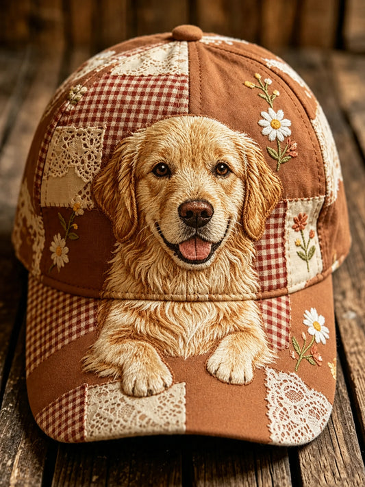 Unisex Cute Dog Design Print Hat