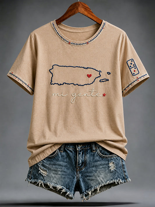 Vintage Puerto Rico Island Life Women's T-Shirt