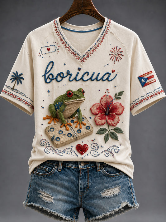 Island Roots Puerto Rico Women's Shirt