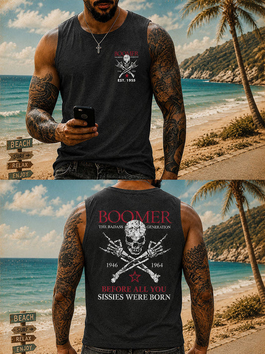 Men's 'BOOMER The Badass Generation Before All You Sissies Were Born' Vests