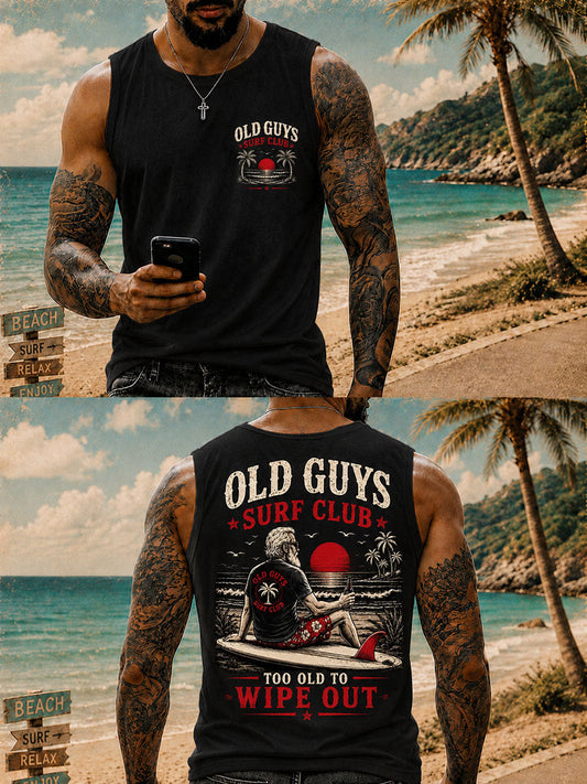 Men's 'Old Guys Surf Club' Vests