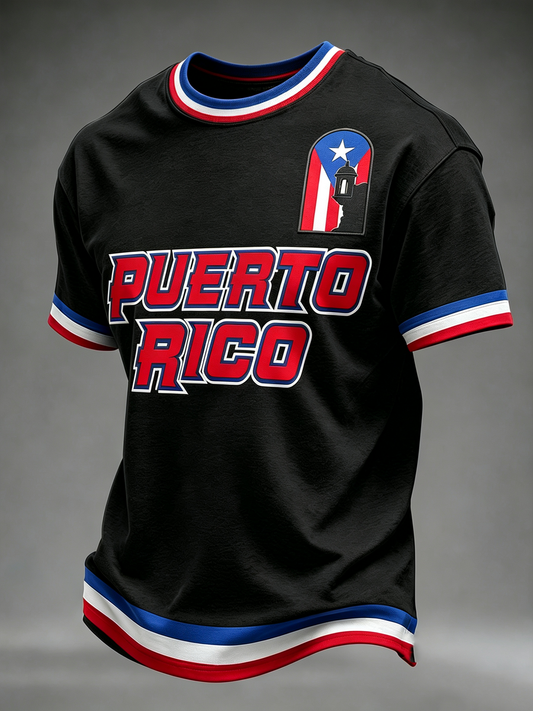 Men's Puerto Rico Printed short sleeves t-shirt