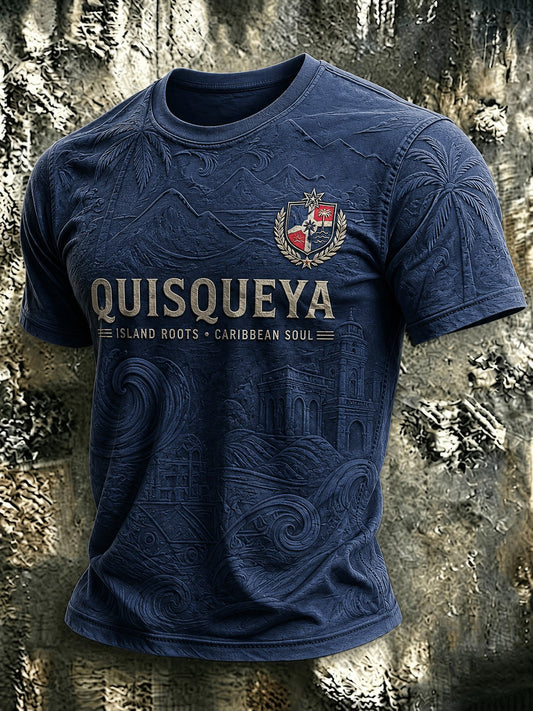 Men's Dominican Quisqueya Printed T-shirt