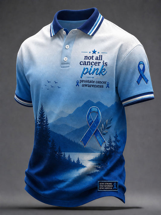 Men's 'Not All Cancer Is Pink Prostate Cancer Awareness' Tops