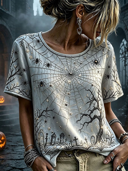 Women's Gothic Style Cotton Linen Shirt