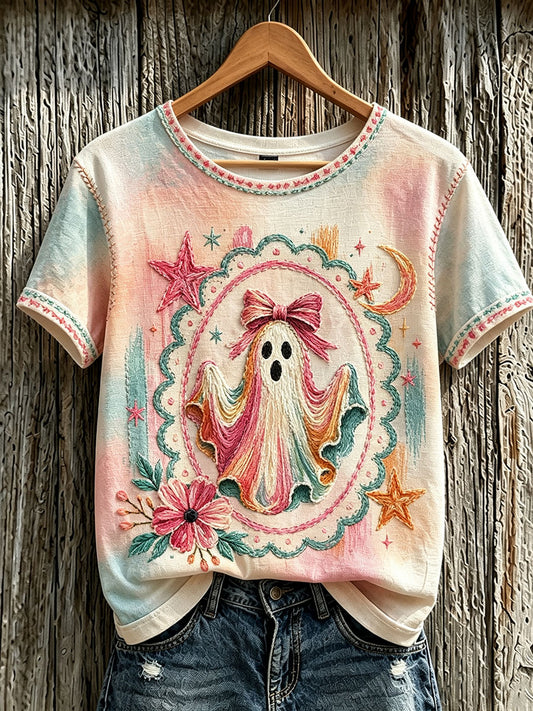 Women’s Halloween Ghost Casual T-Shirts