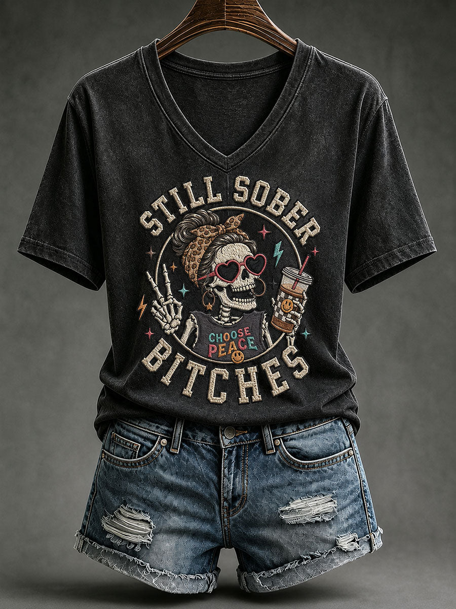 Women's Still Sober Bitches Short-sleeved T-shirt