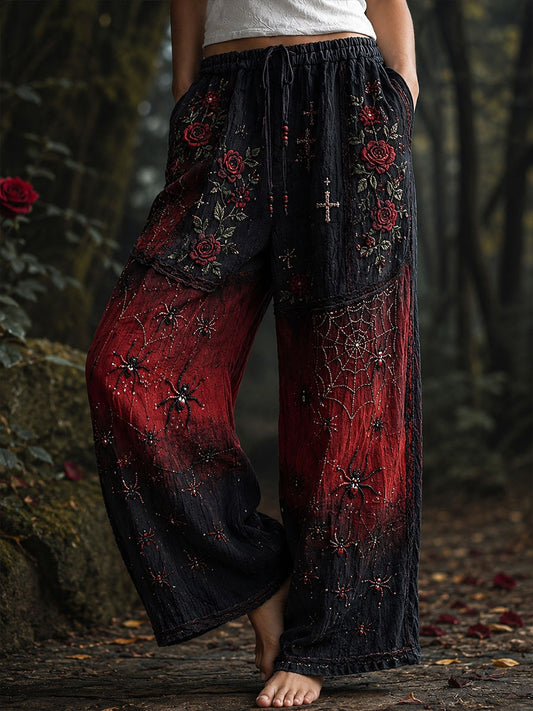Women's Gothic-style Cotton-linen Pants