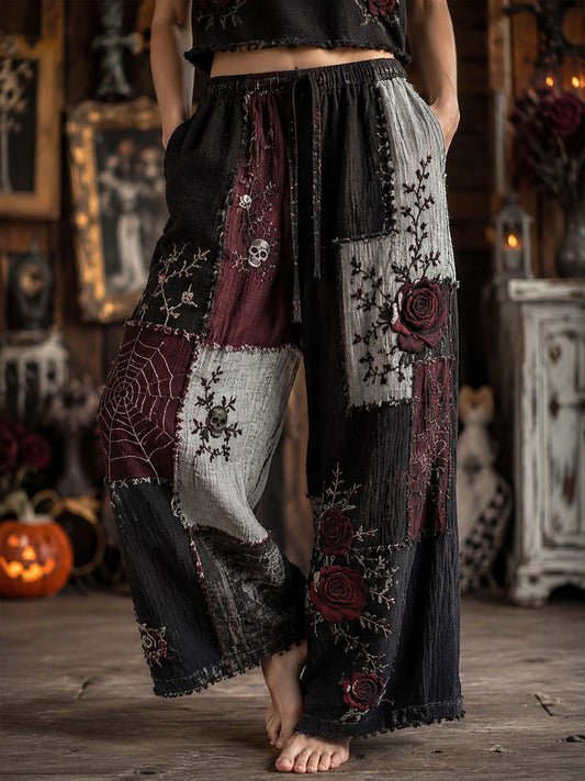 Women's Gothic-style Cotton-linen Pants