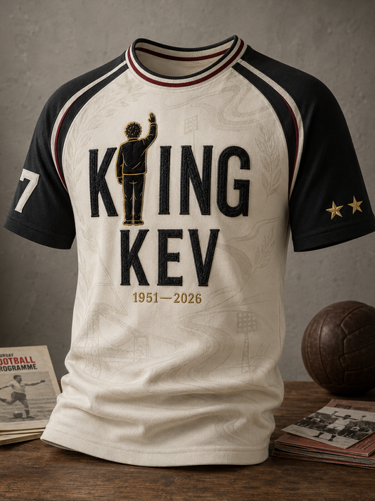 Men's Rip King Kev England Football Lover Printed short sleeve t-shirt